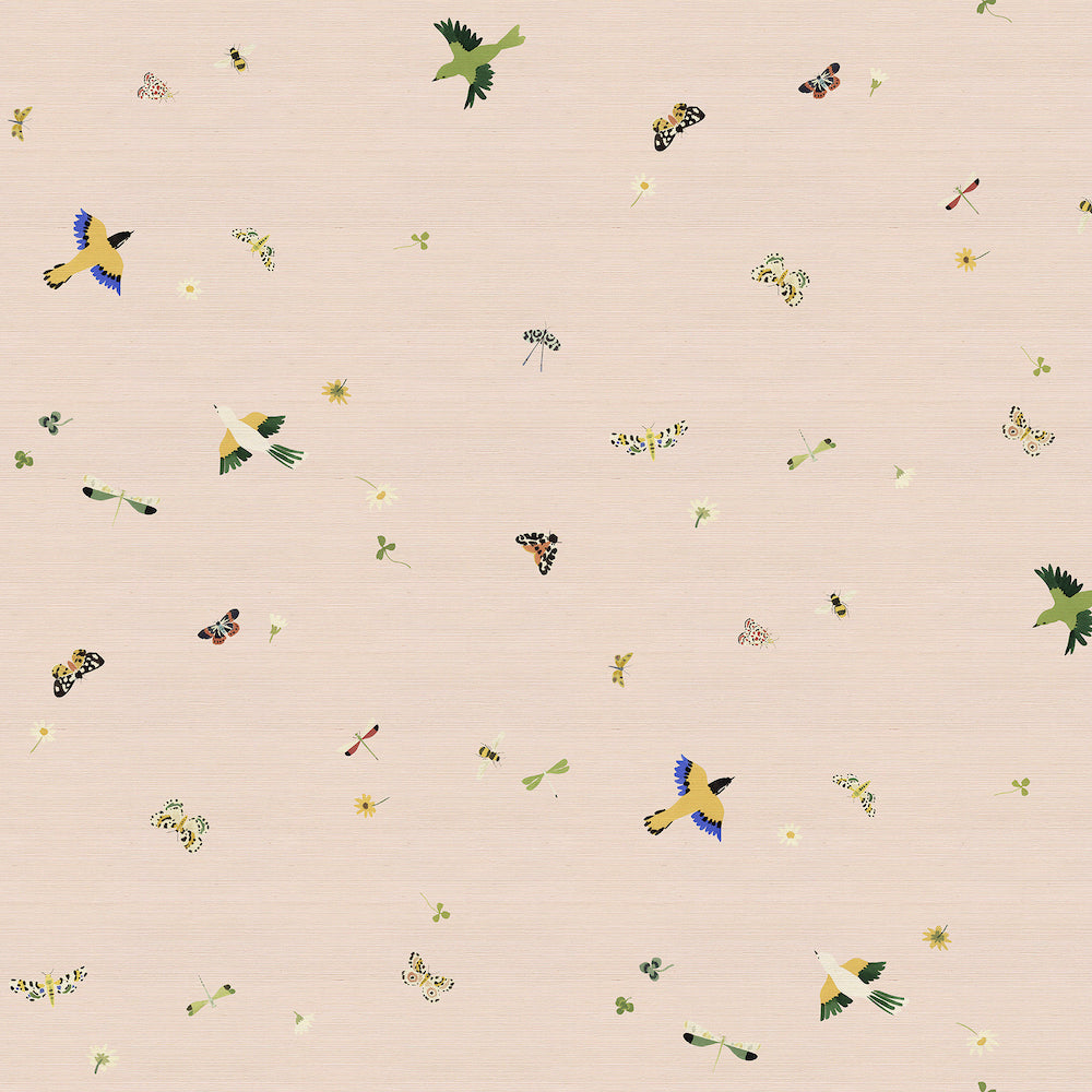 Little Wing Grasscloth | CMG - Shell