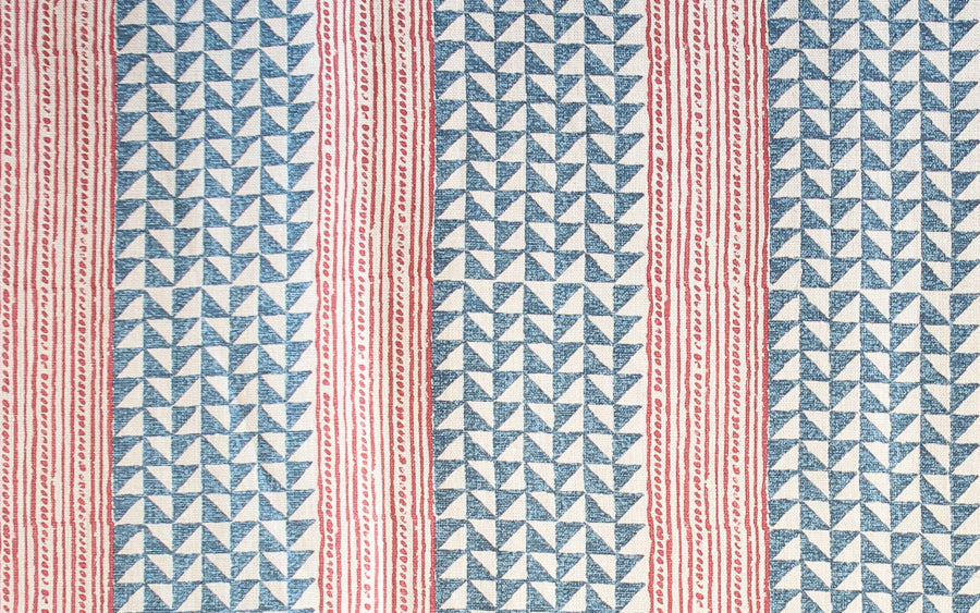 Aegean Stripe | CI - Indigo/Cinnamon