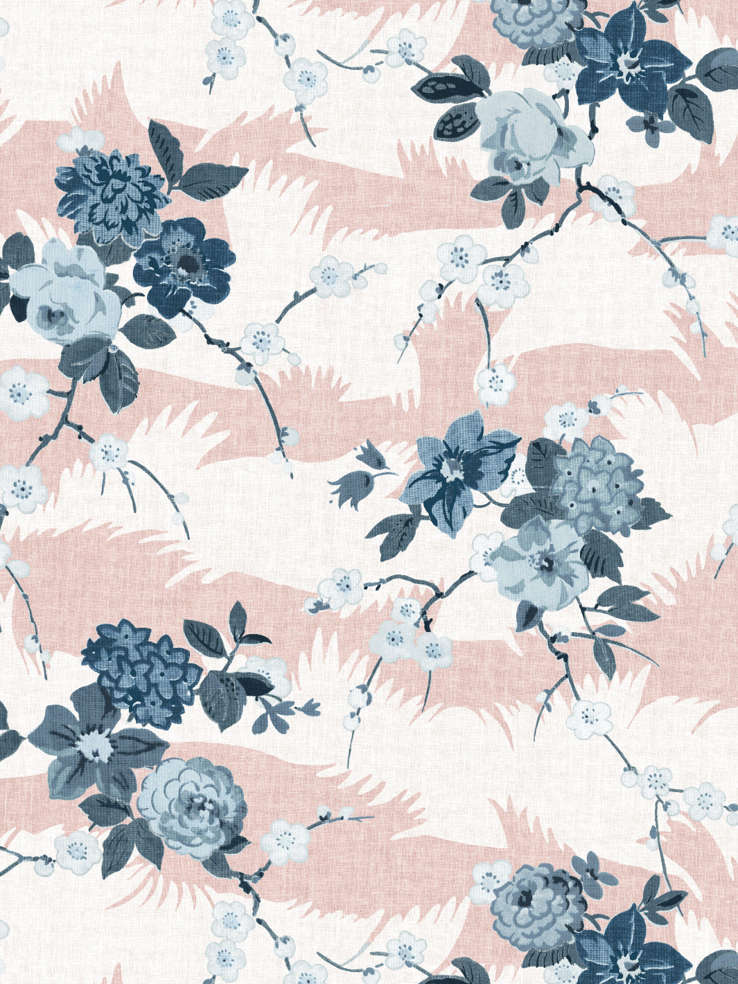 Dora Chintz WP | NT - Shell Blue