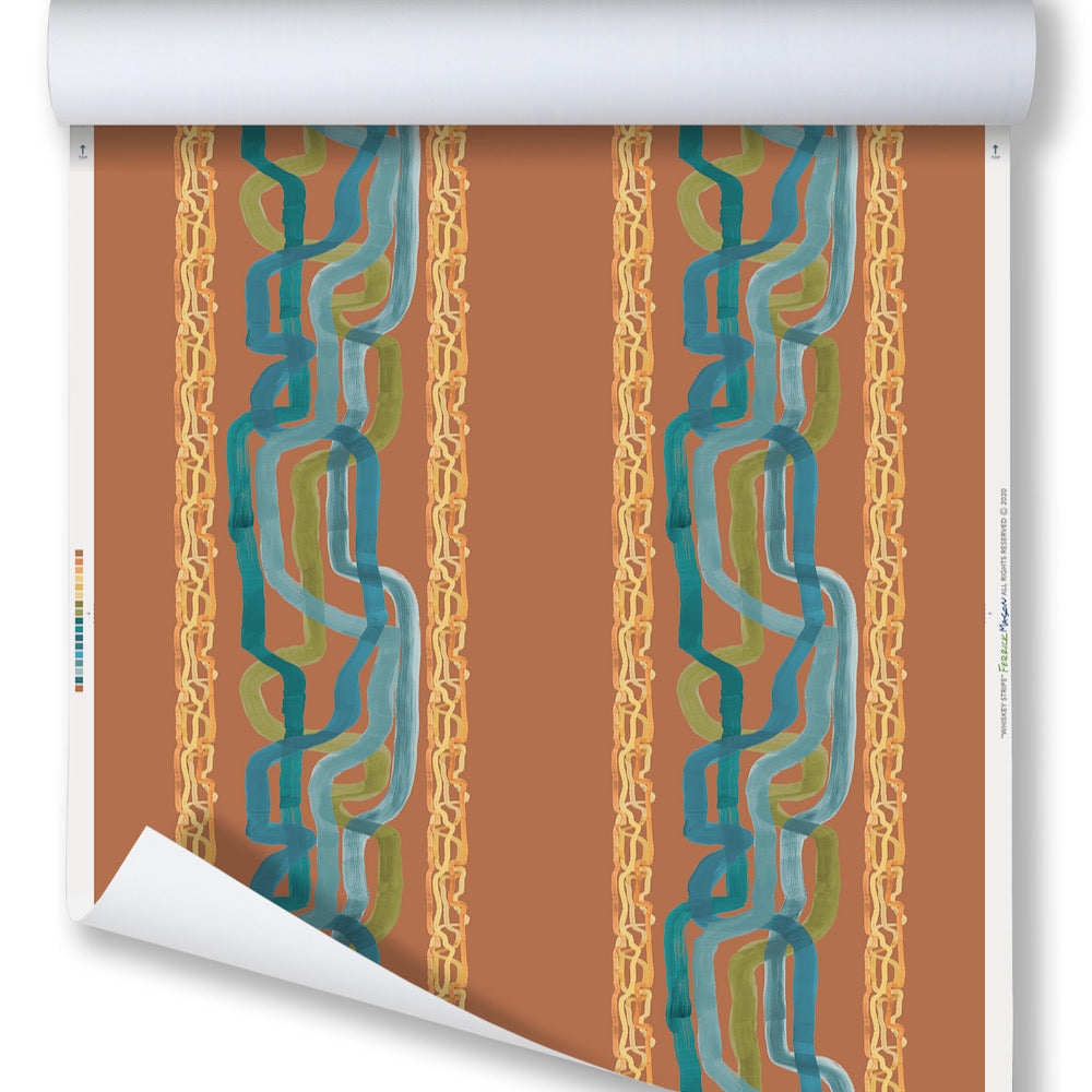 Whiskey Stripe WP | FM - Bourbon