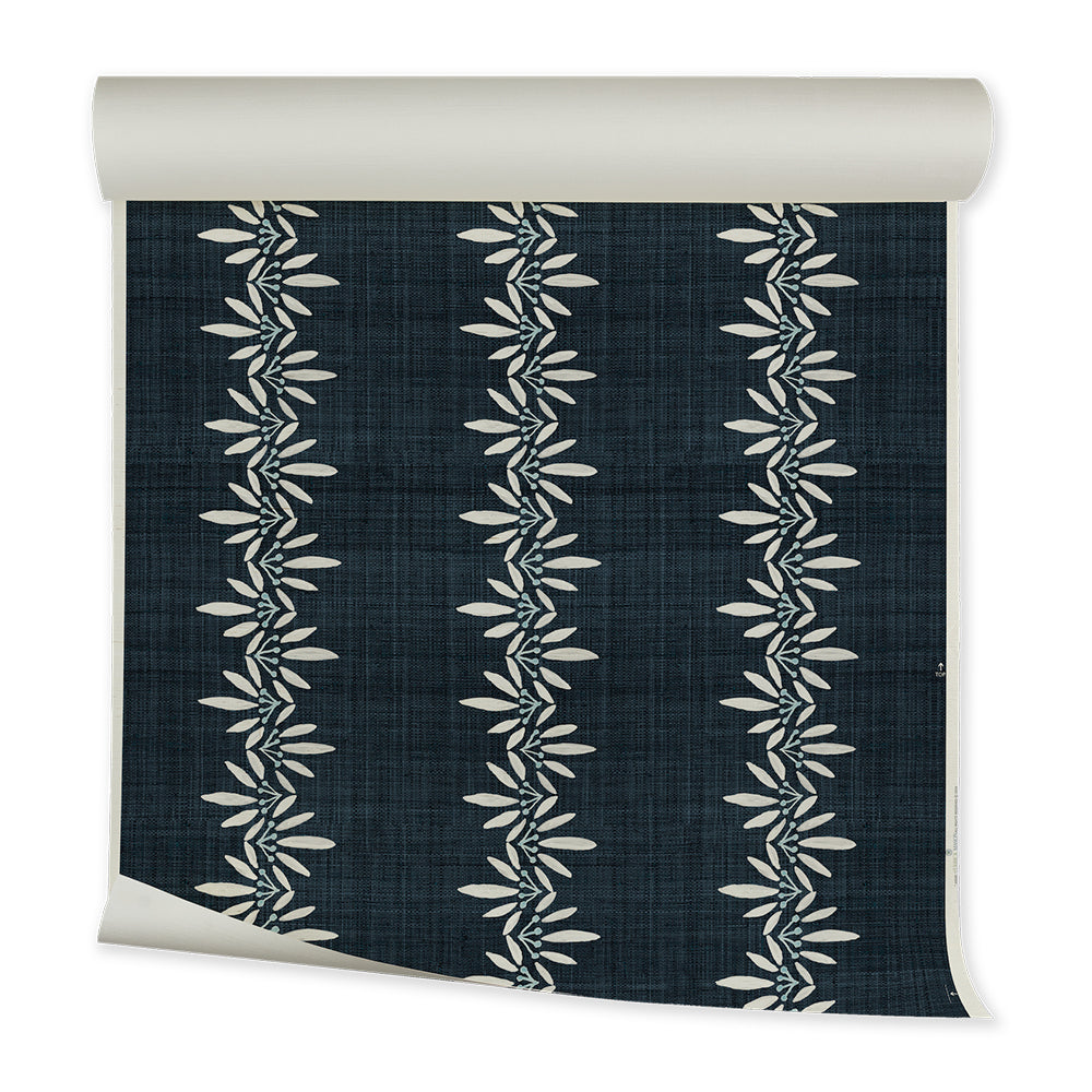 Anne Grasscloth | FM - Dark Blue