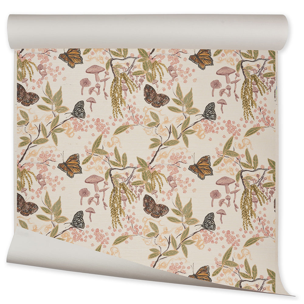 Woodland Grasscloth | FM - Marigold