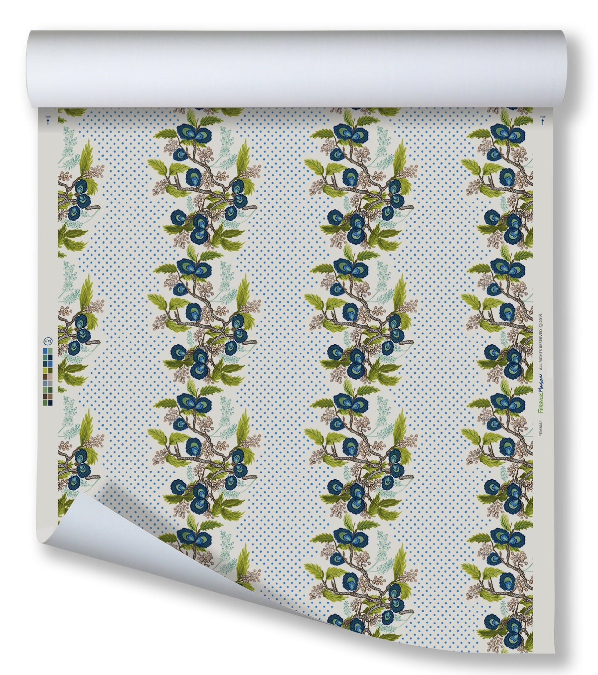 Emma WP | FM - Capri Blue