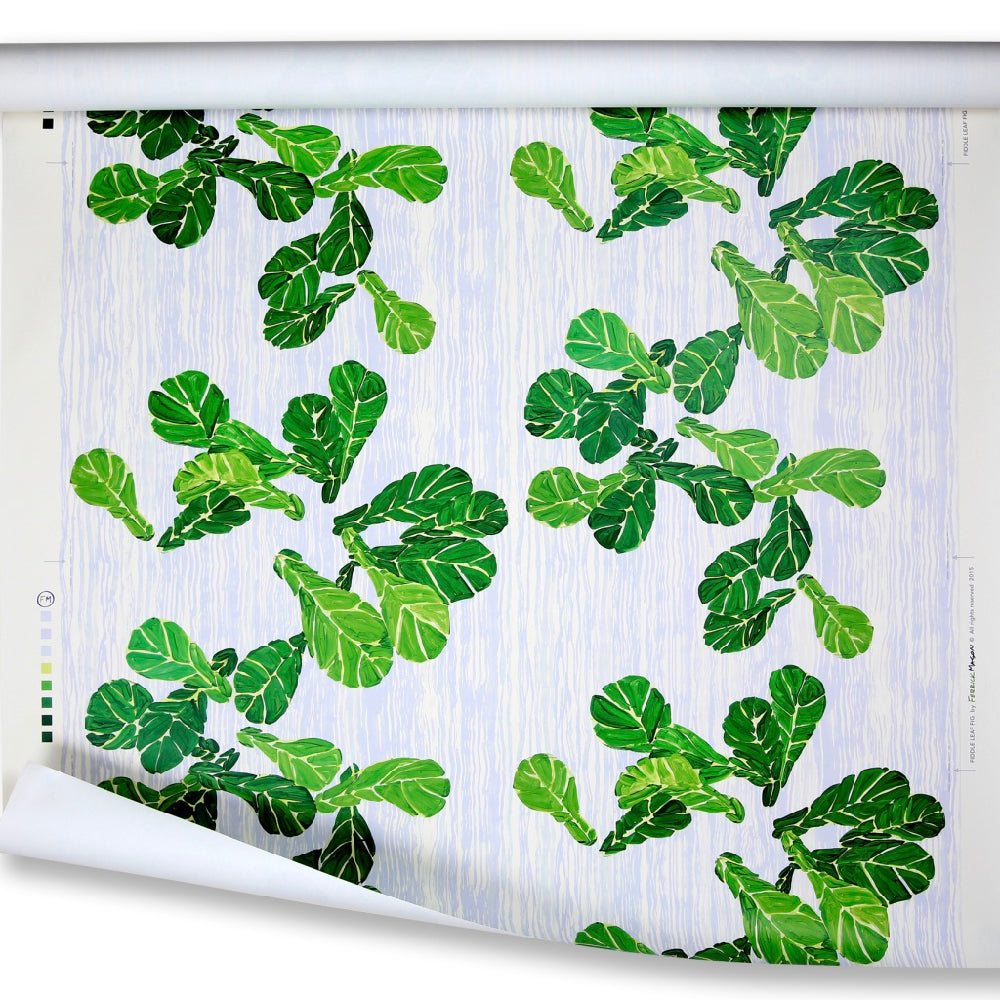 Fiddle Leaf Fig WP | FM - Green Mist Blue