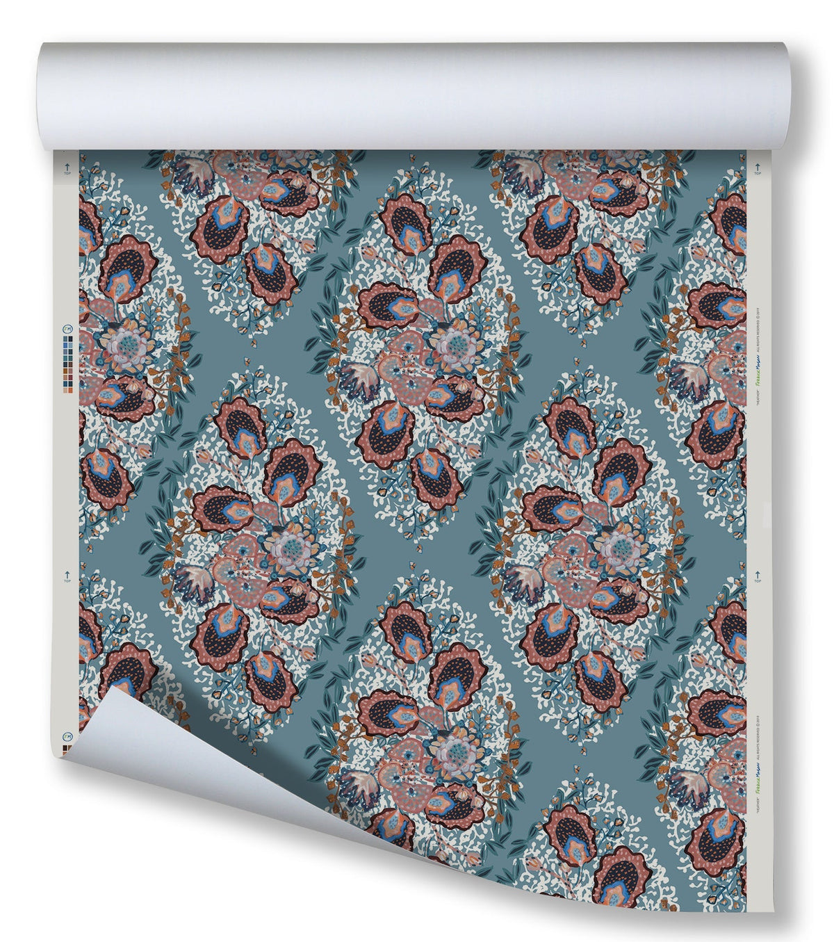 Heather WP | FM - Colonial Blue