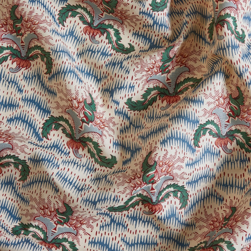 Daphne | FS - Indigo & Apricot