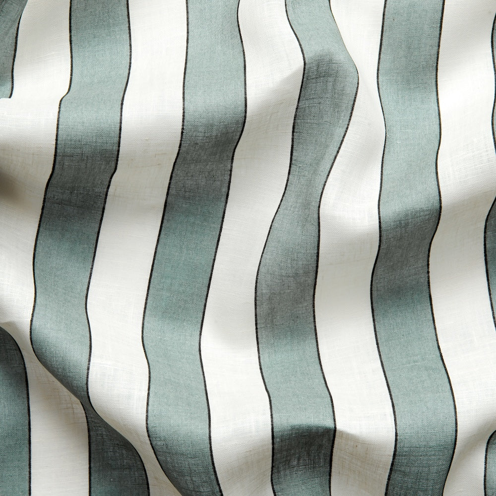 Plain Stripe Voile | FS - Sage