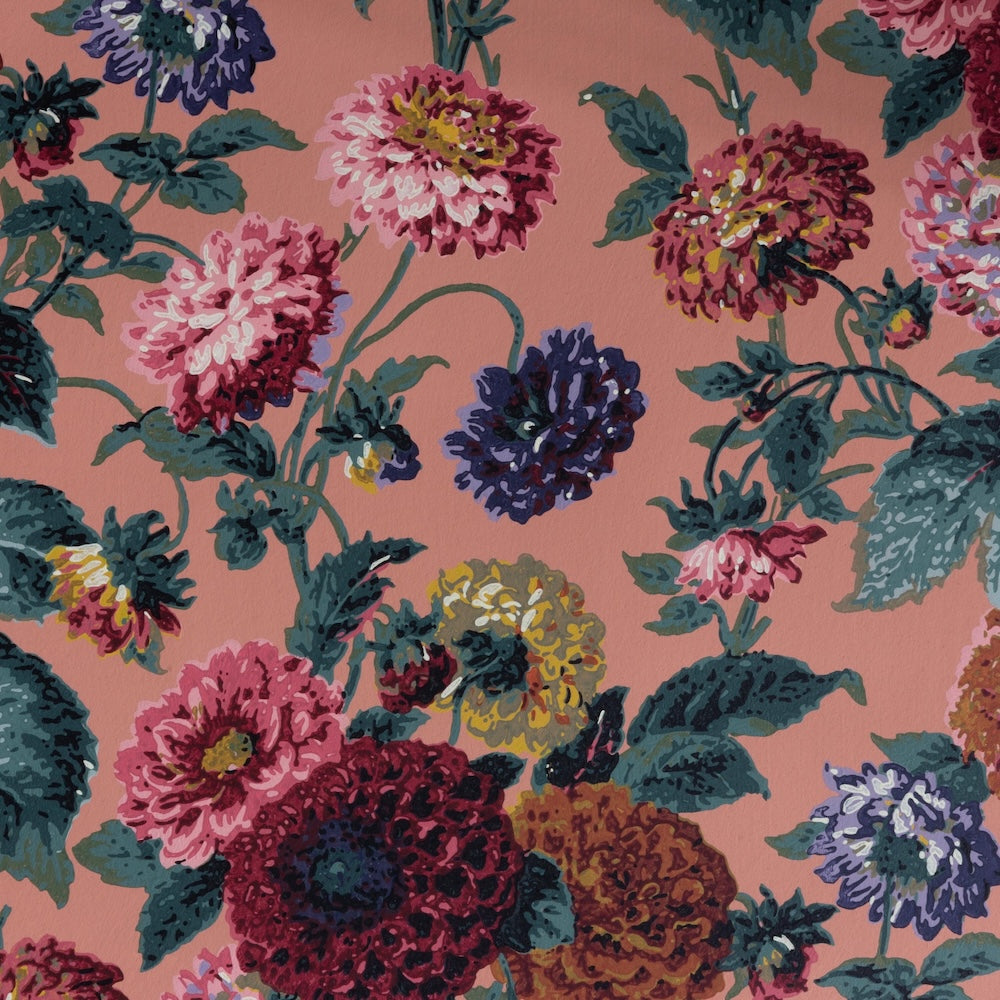 Dahlias Wallpaper | FS - Toscana