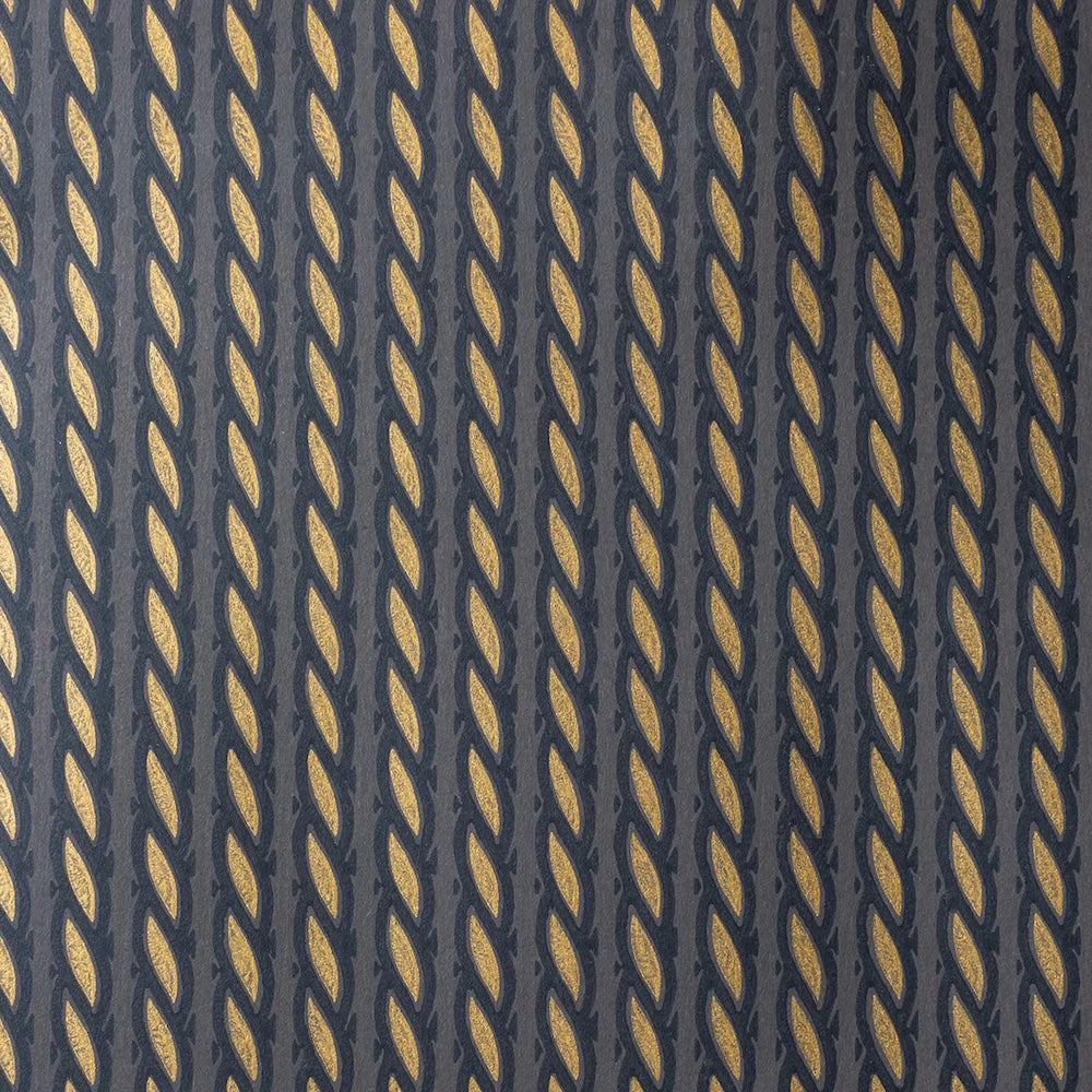 Gilded Rope Wallpaper | FS - Cocoa
