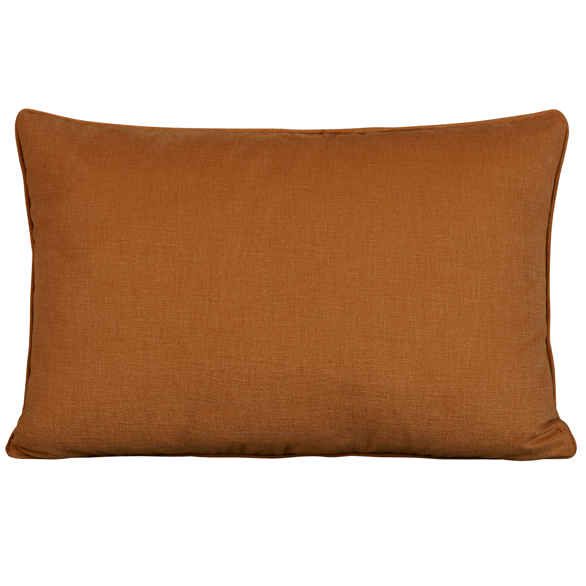Cognac rectangular fez weave cushion - throw pillow
