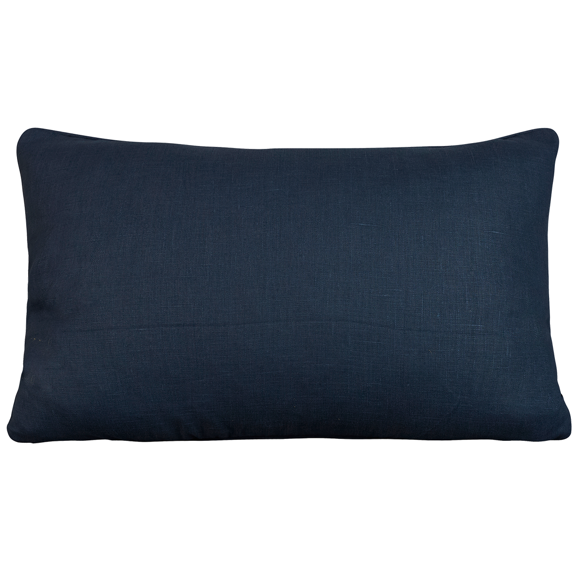 Indigo rectangular fez weave cushion - throw pillow