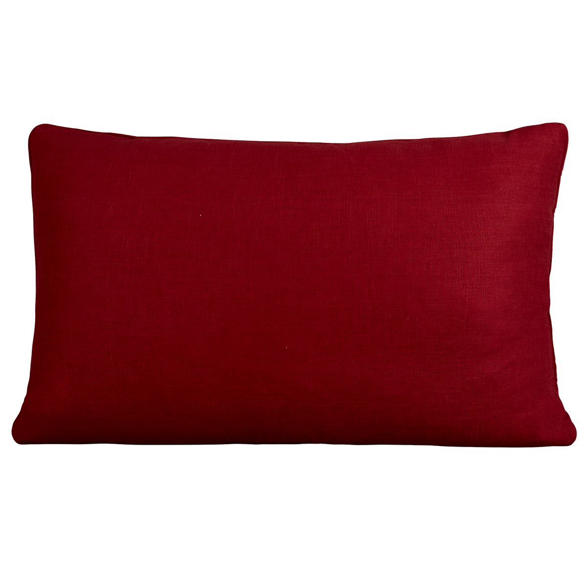 Garnet rectangular fez weave cushion - throw pillow