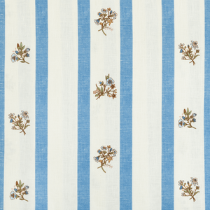 Flax and Field Posy Stripe Dual Use Printed Linen | VOL