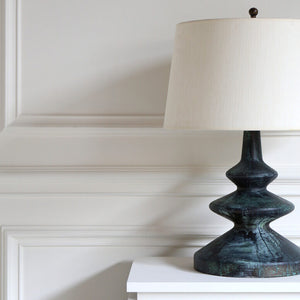 Frank Table Lamp – Bronze Verdigris Detail 1 WS