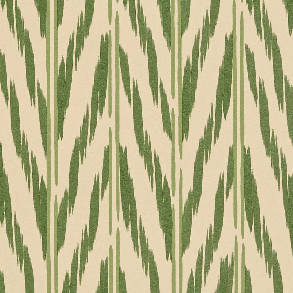 Painted Ikat WP | HB - Green Earth