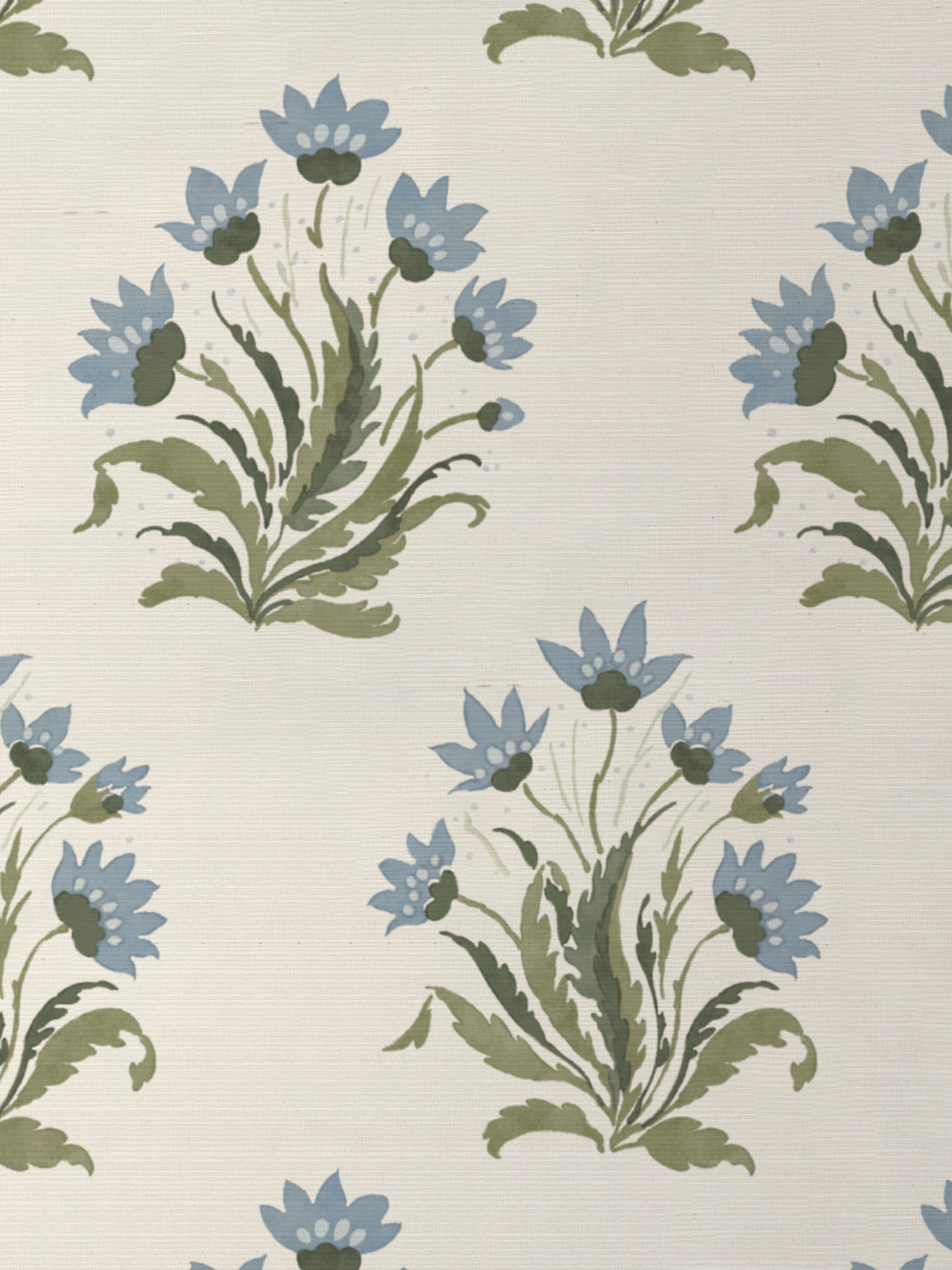 Hillhouse Block Print Large GC | NT - Blue Green