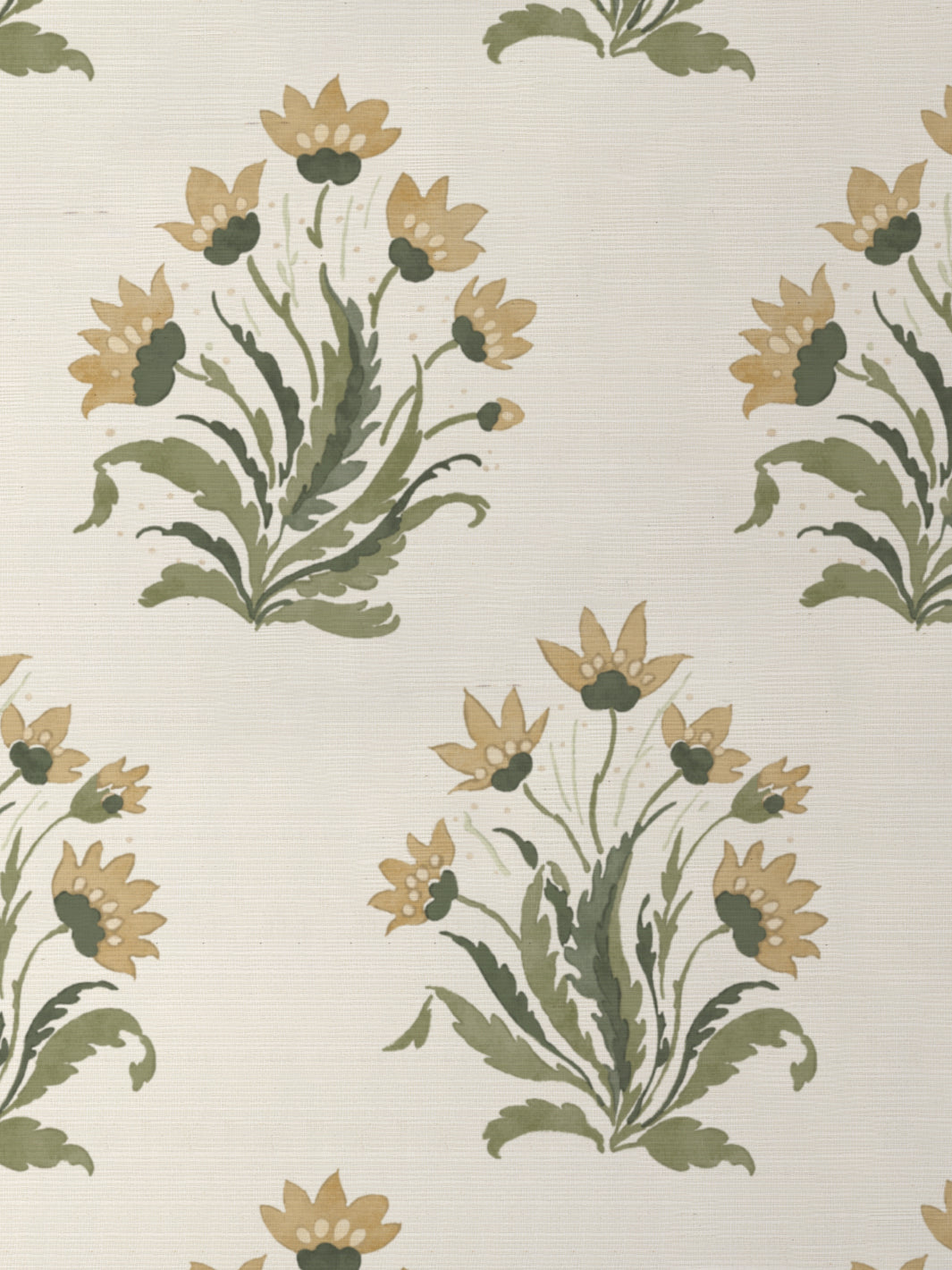 Hillhouse Block Print Large GC | NT - Gold Green