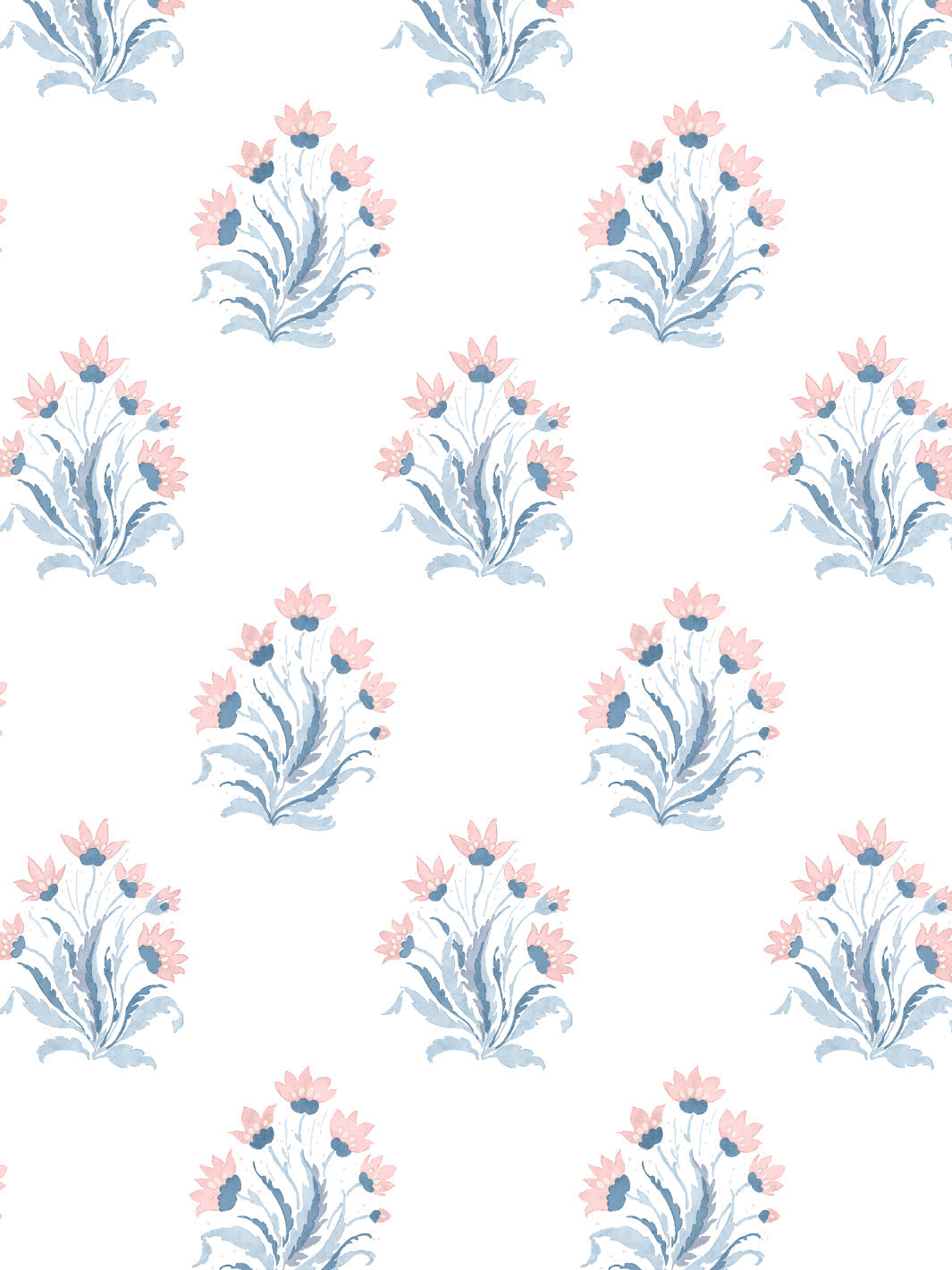 Hillhouse Block Print Small WP | NT - Pink Blue