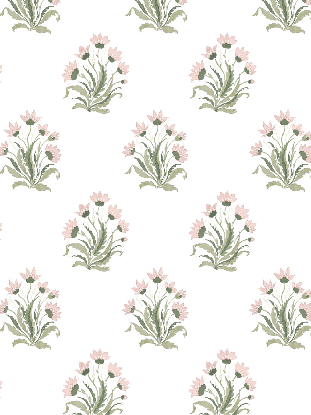Hillhouse Block Print Small WP | NT - Pink Green