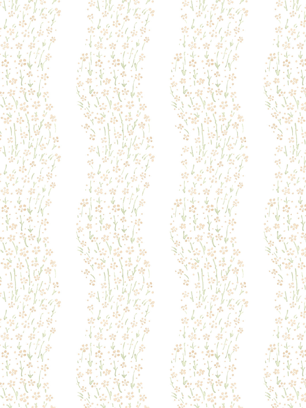 Hillhouse Floral Ditsy Wave WP | NT - Gold Green