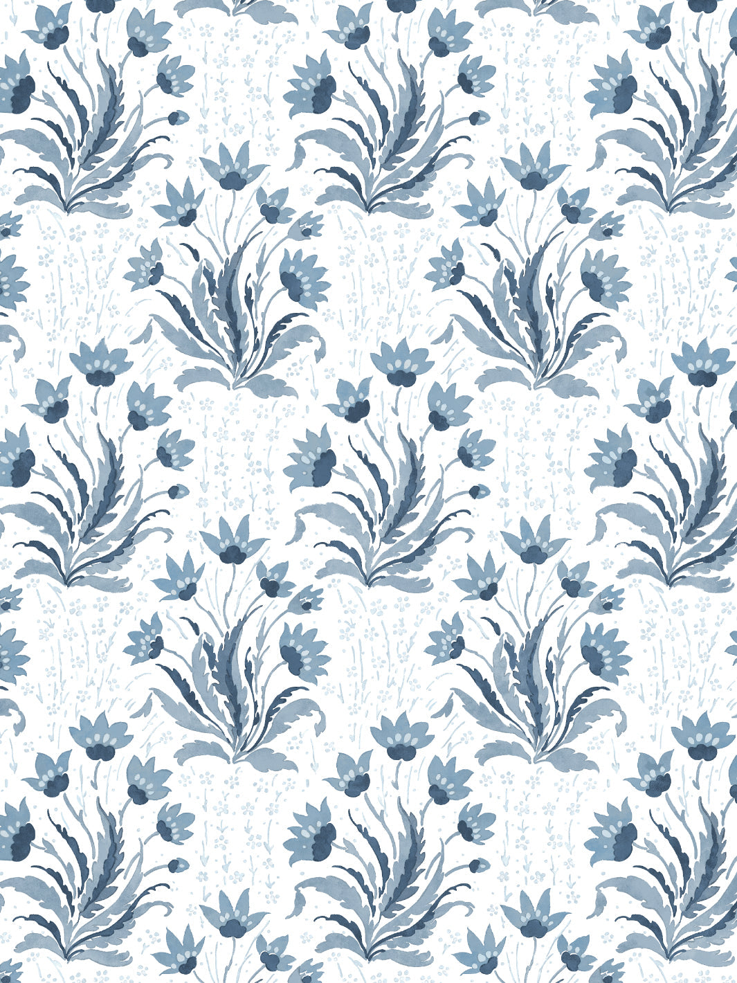 Hillhouse Floral Tonal WP | NT - Blue