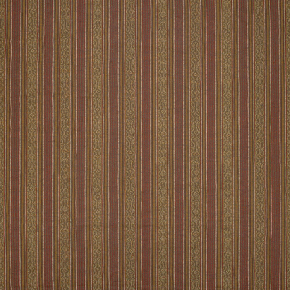 Jaujac Stripe | IN - Carmine-Ochre