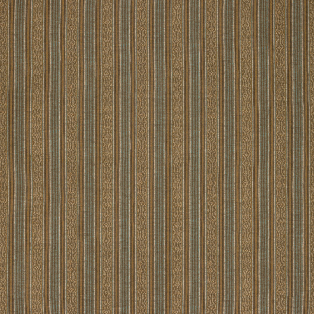 Jaujac Stripe | IN - Ochre-Blue