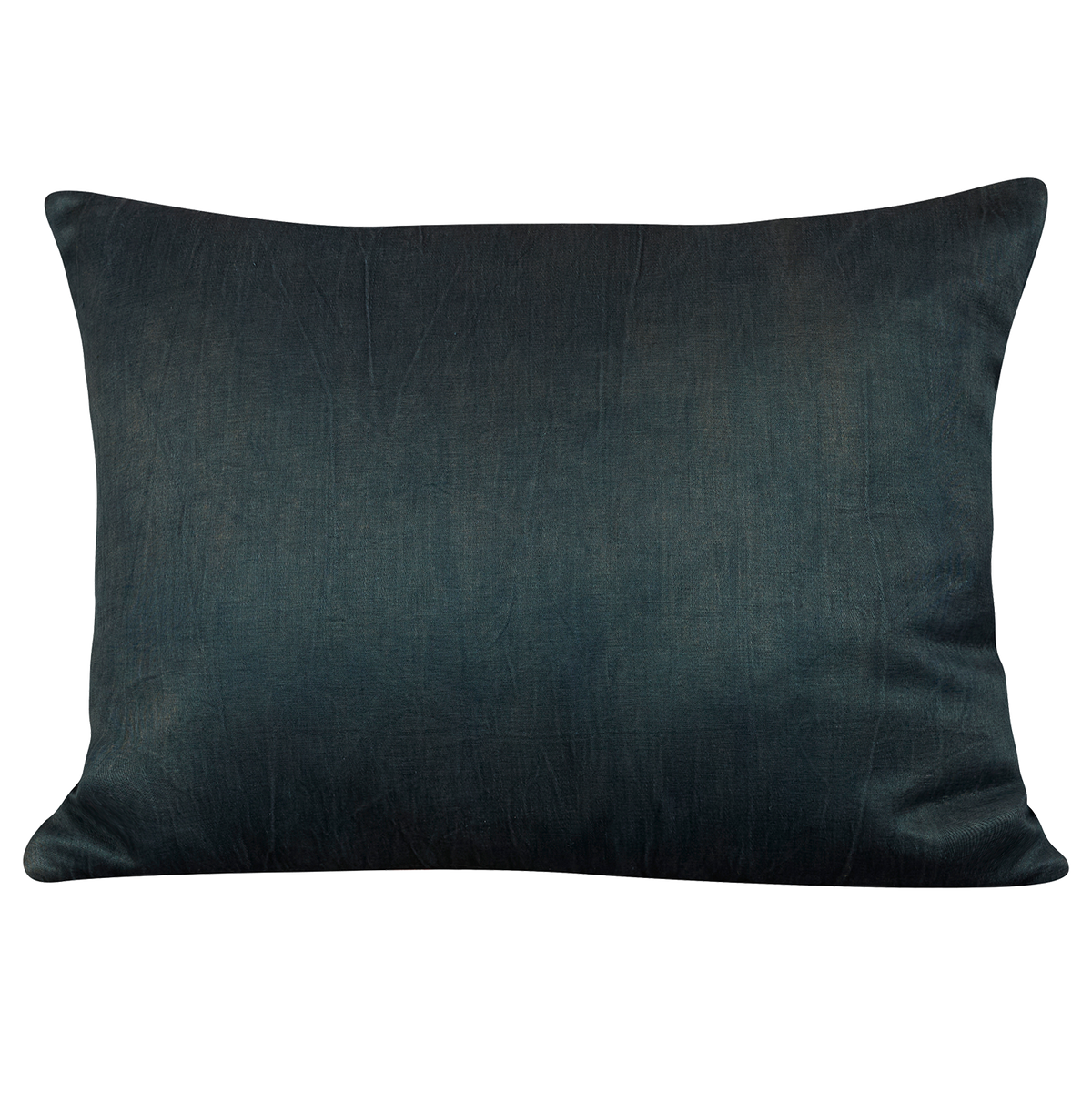 Silk Jajim Cushion/ pillow - Indigo blue and red stripe