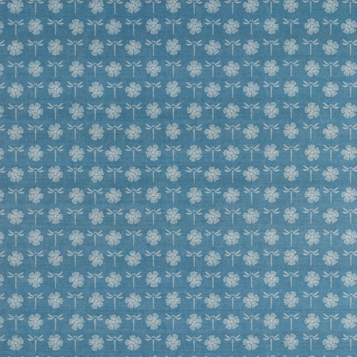 Dragon Fly Grasscloth | JS - Swedish Blue