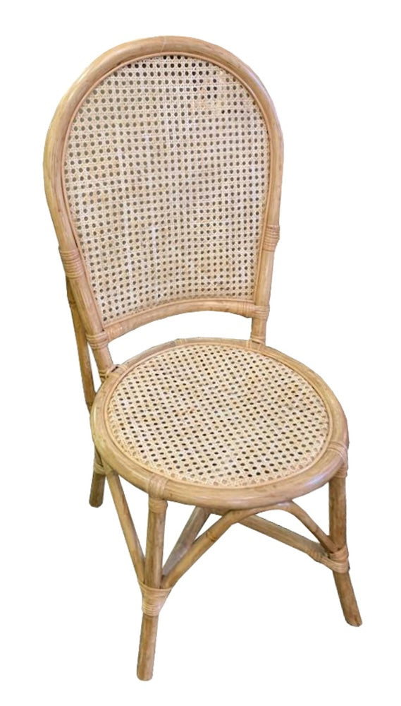 Round Rattan Back Dining Chair | JVB