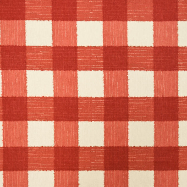 Ikat Check | KI - Red