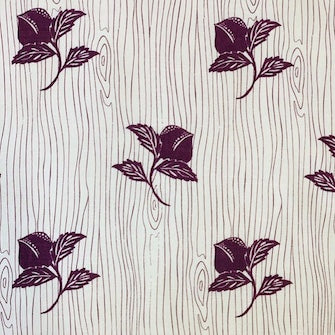 Cherry Blossom | KR - Aubergine on White