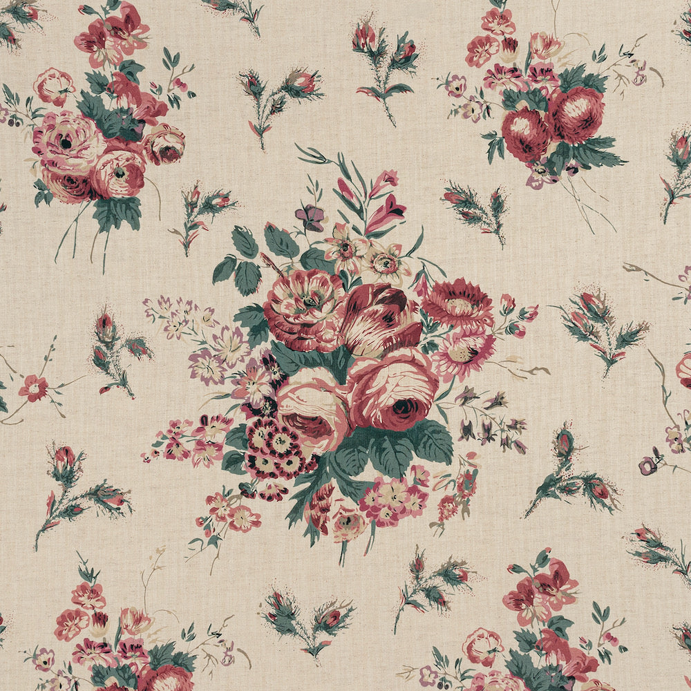 Arabella Linen/Cotton  | LF - Bordeaux/Linen