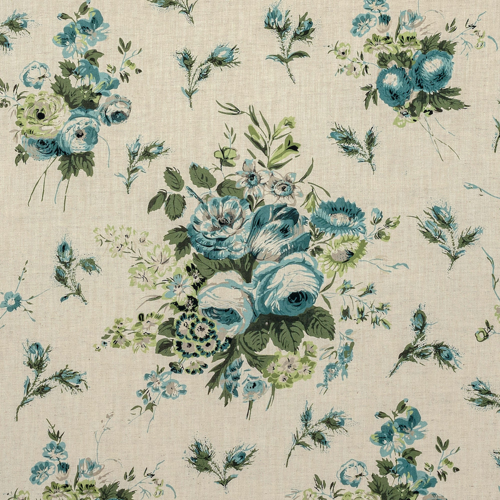 Arabella Linen/Cotton  | LF - Peacock/Linen
