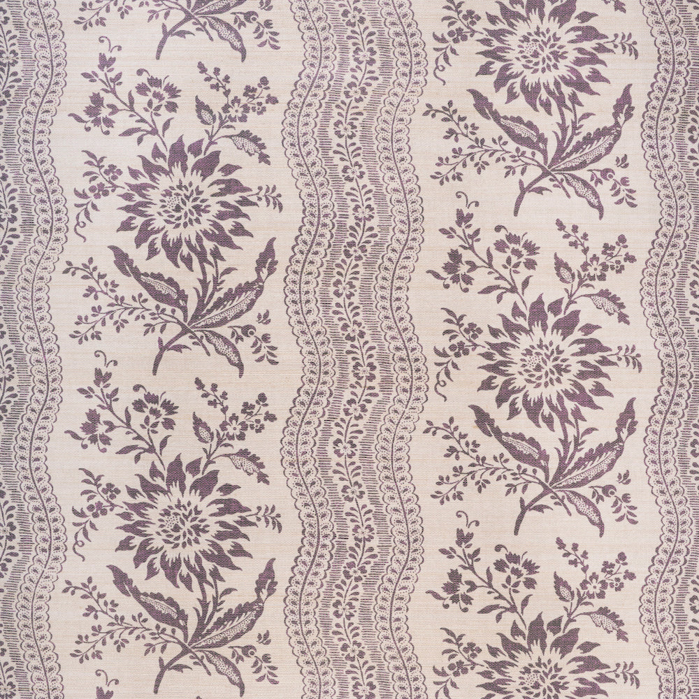 Lavinia Grasscloth | LF - Plum/Ivory