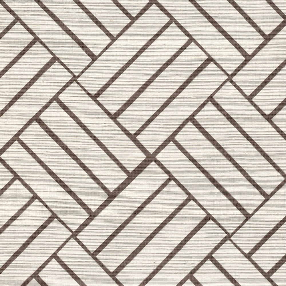 Rattan Large Grasscloth | LULU - Chocolate