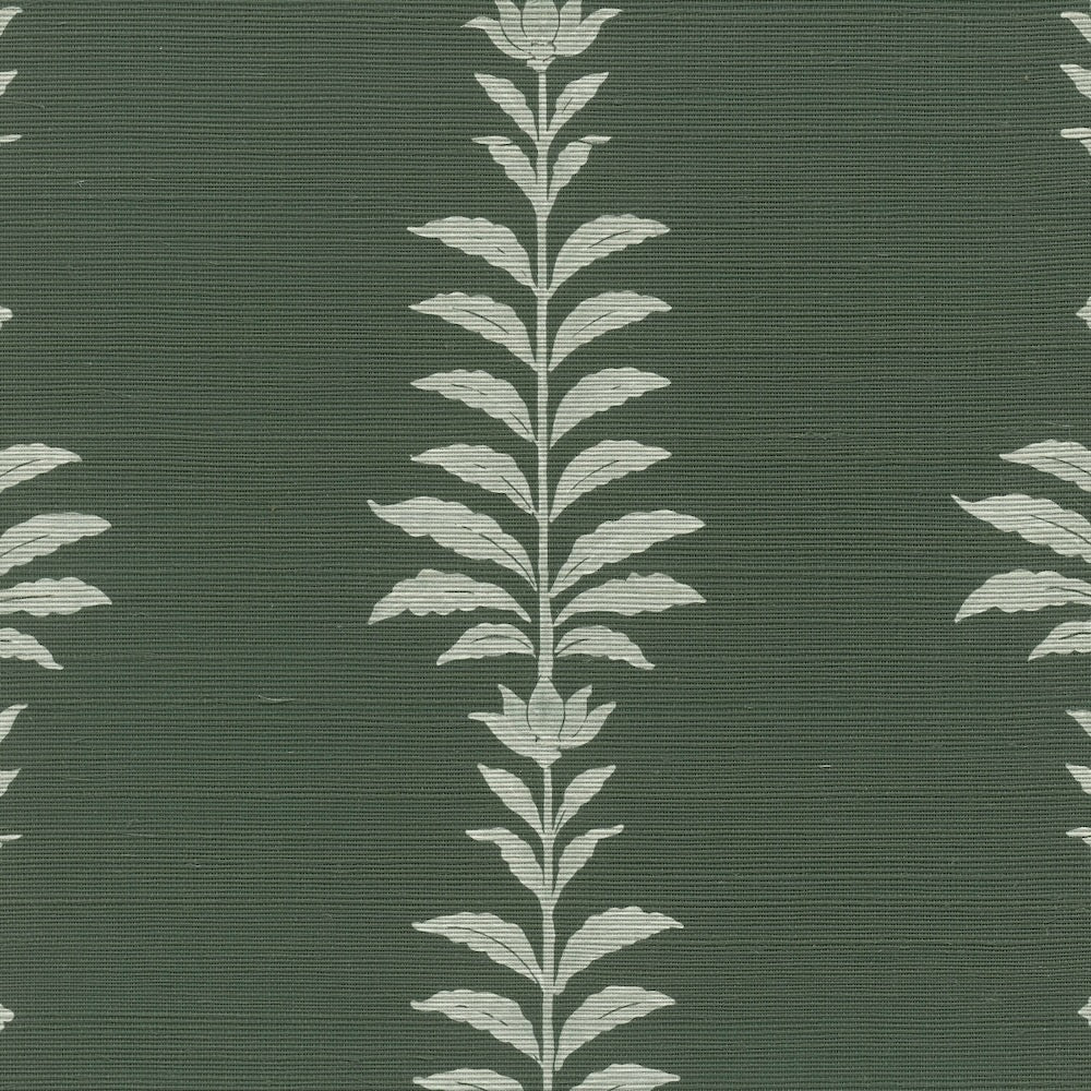 Jasmine Grasscloth | LULU - Dark Green
