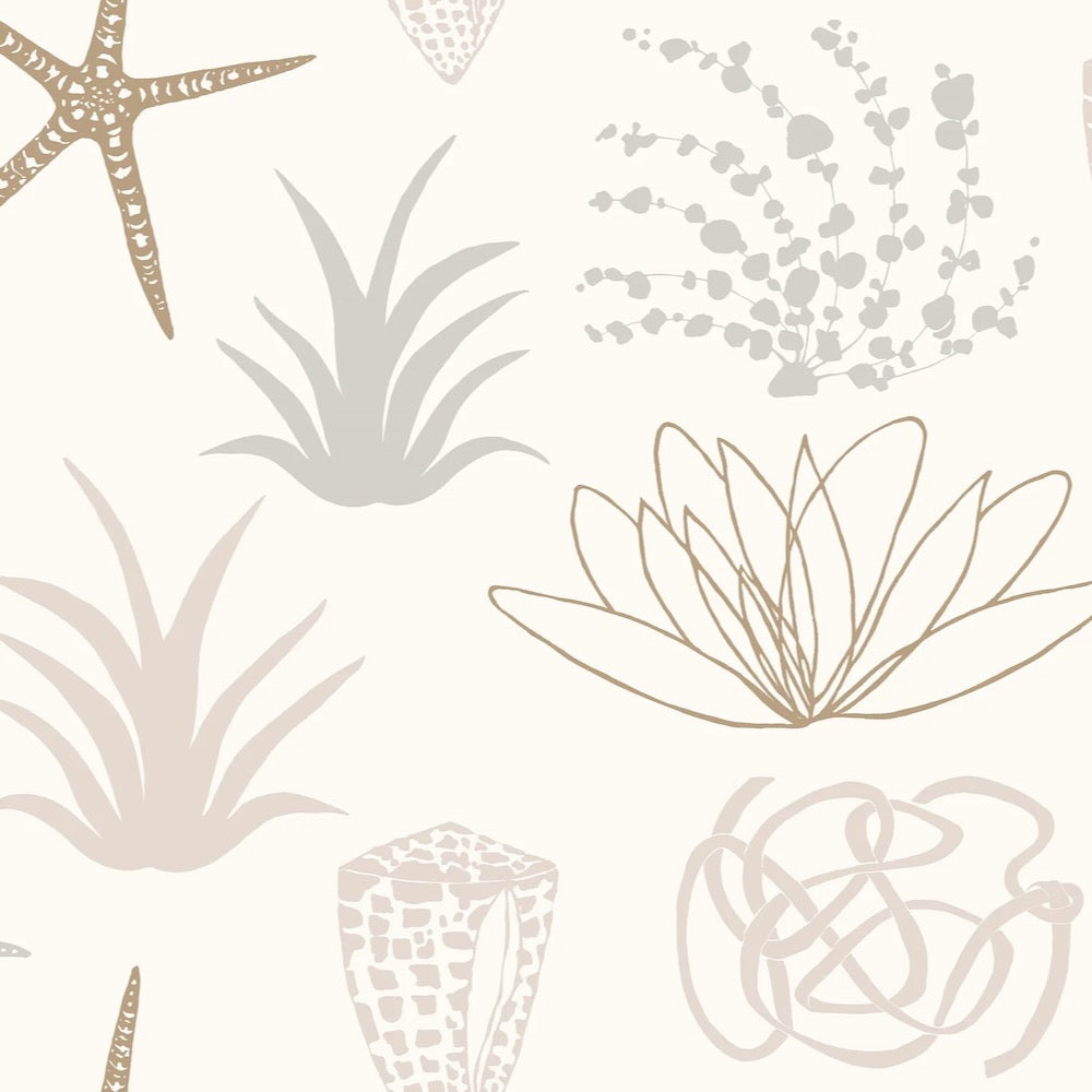 Shell Grasscloth | LULU - Driftwood