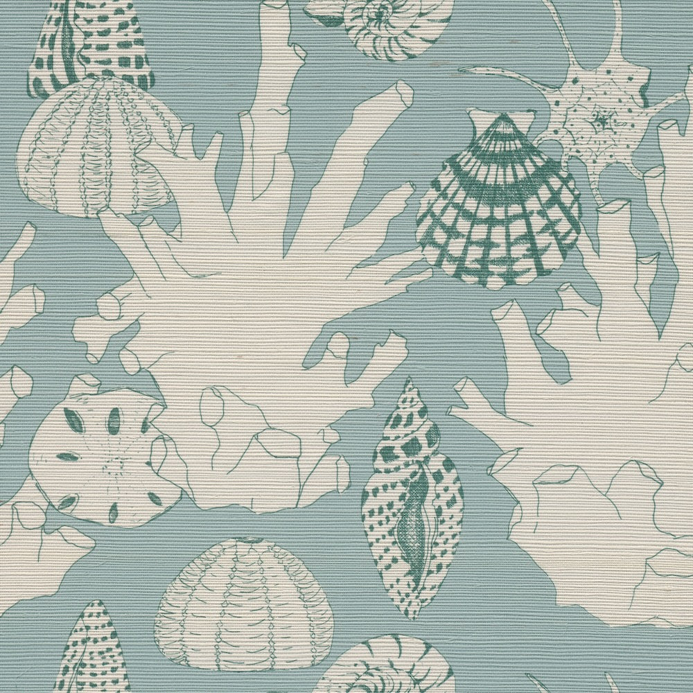 Sunshine Grasscloth | LULU - Seafoam