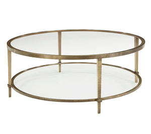 Linear Coffee Table (Two-Tier Round) | MSC