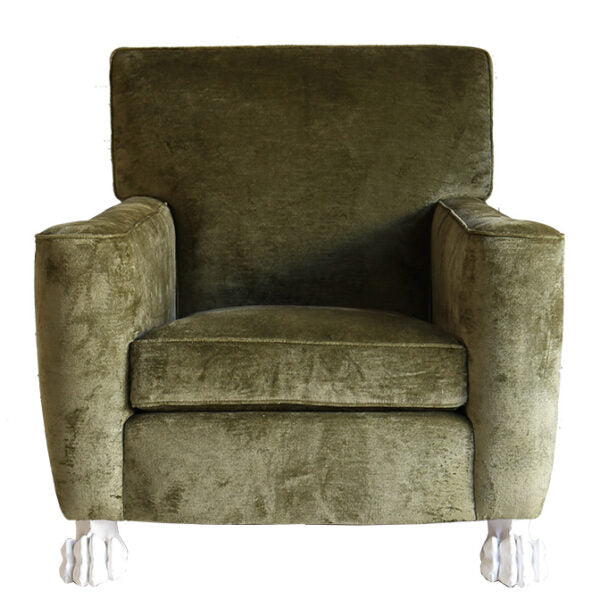 Leon Armchair – Arezzo Velvet Bracken | PMC