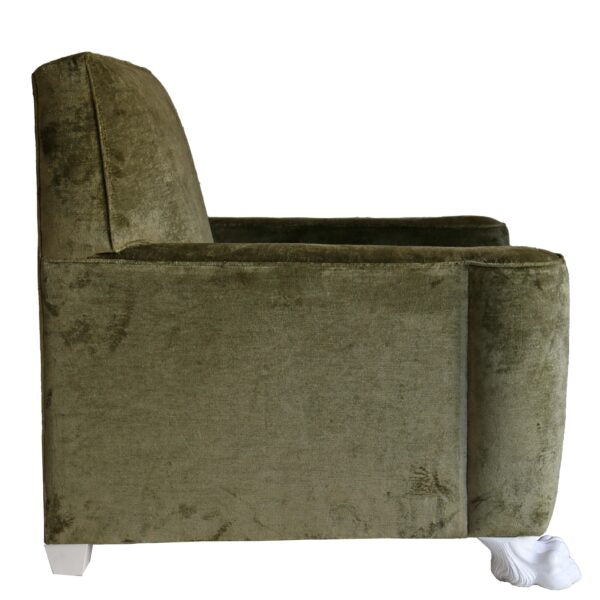 Leon Armchair – Arezzo Velvet Bracken | PMC