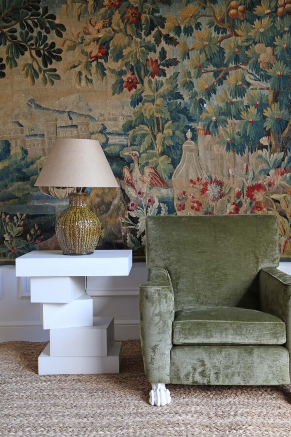 Leon Armchair – Arezzo Velvet Bracken | PMC