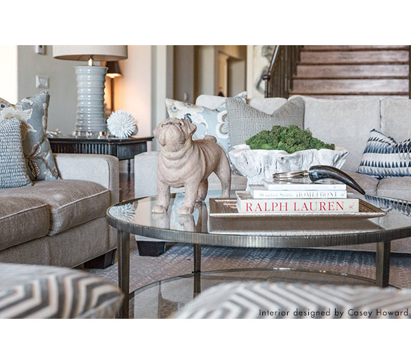 Linear Coffee Table (Two-Tier Round) | MSC