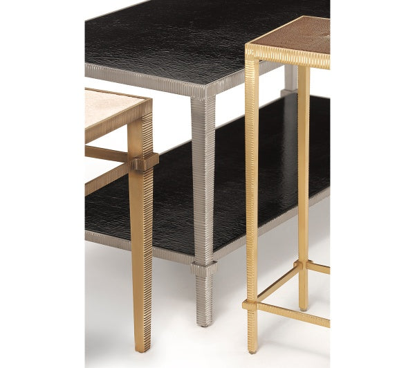 Linear Coffee Table (Two-Tier Round) | MSC