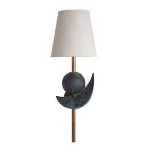 Luna Wall Light - Brass/Bronze Verdigris