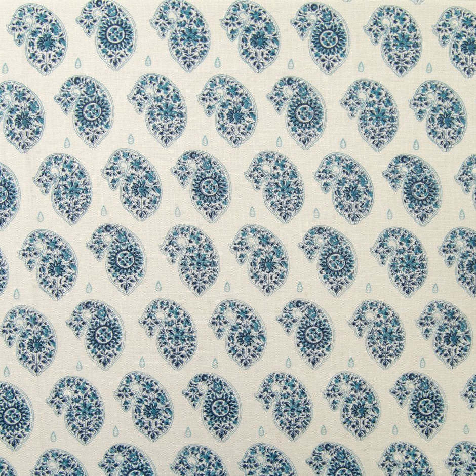 Chara Paisley | MAH - Ivory w/ Blue