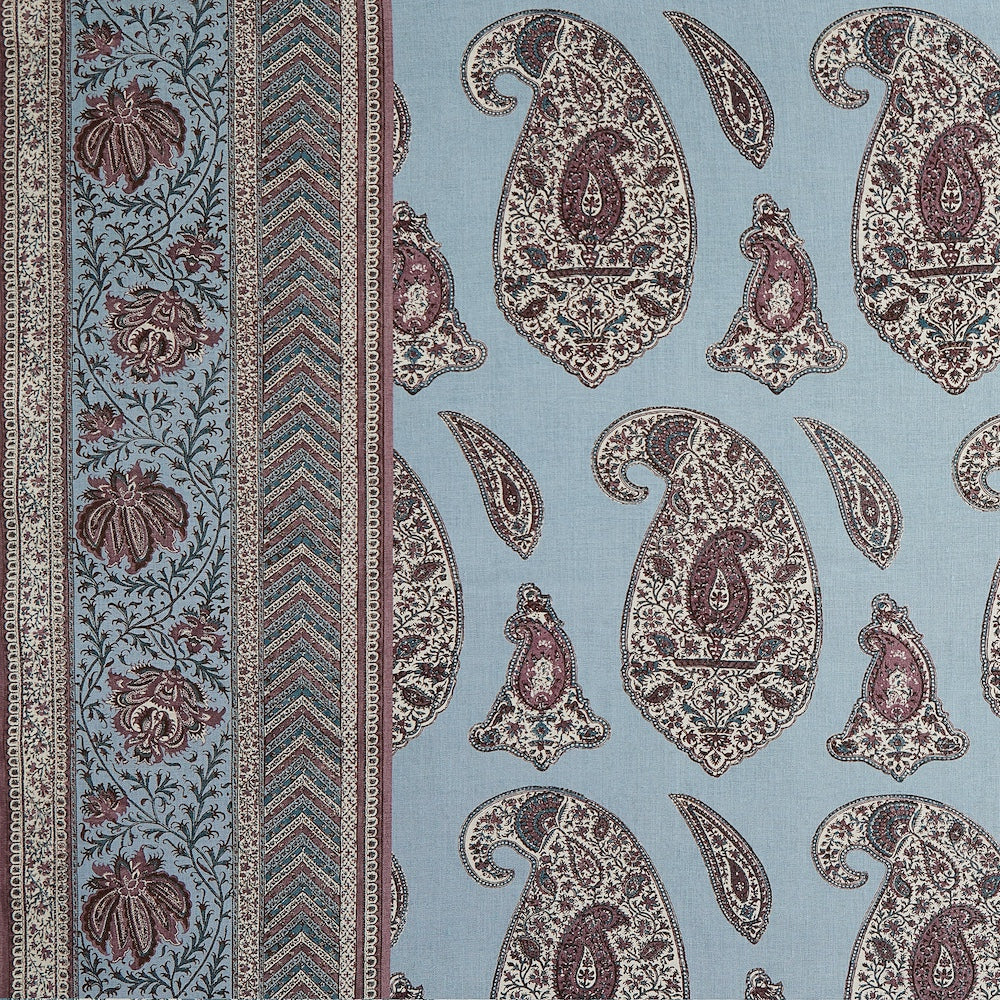 Huntington Paisley | MET - Cornflower Blue/Plum