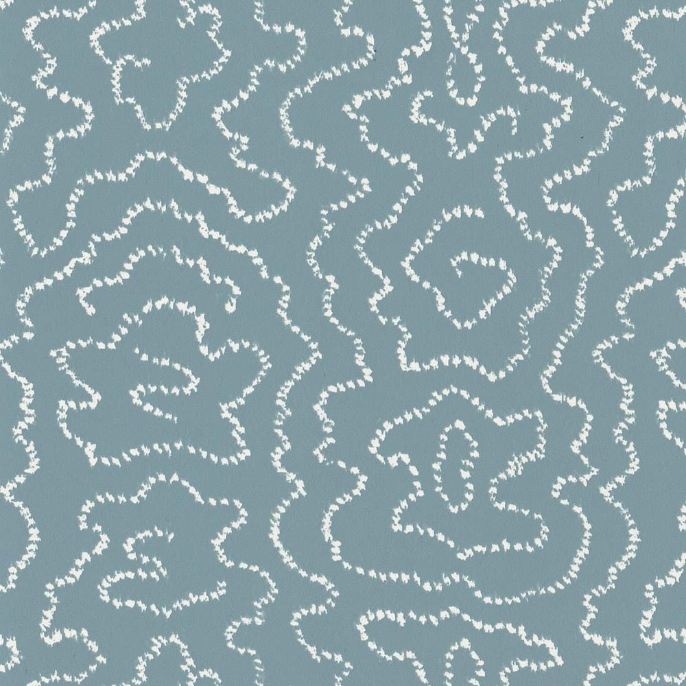 Faux Bois WP | MLB - Blue