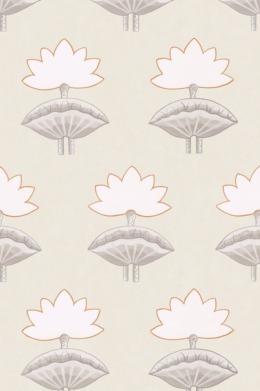 Pichwai Lotus WP | MR - Antique Gold